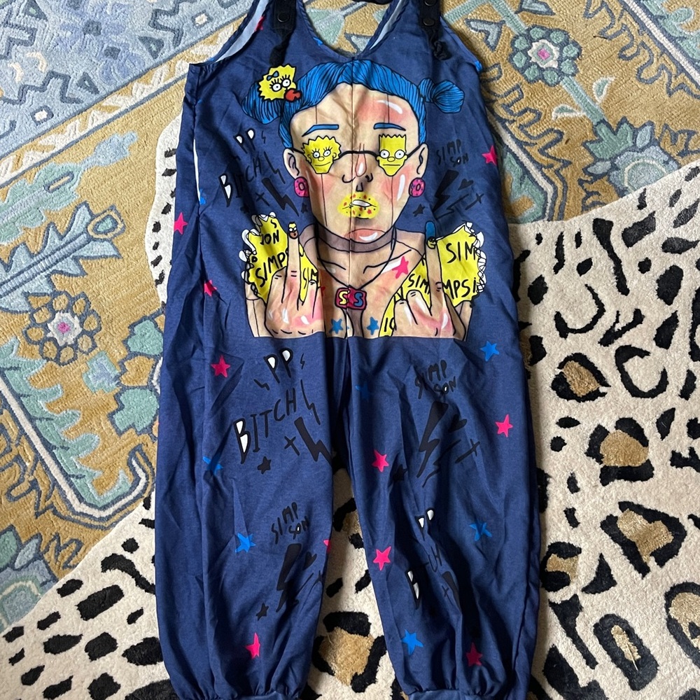 Colorful Graphic Jumpsuit